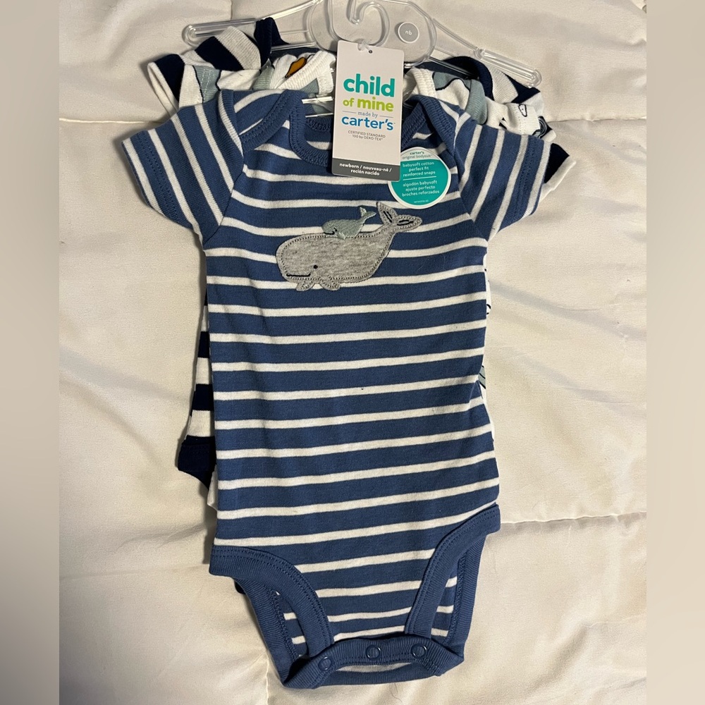 Newborn Carters Onesies Set of 3